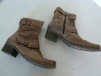 Damen Schuhe Boots Siefel Leder Bonita Gr. 37 Taupe/Sand** Nordrhein-Westfalen - Schwerte Vorschau