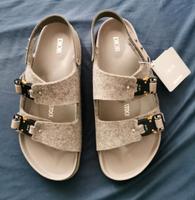 Dior by Birkenstock Limited Edition gr. 42 grau Filz Duisburg - Hamborn Vorschau