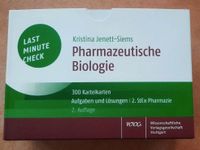 Last Minute Check Pharmazeutische Biologie ☆ Pharmazie Baden-Württemberg - Tübingen Vorschau