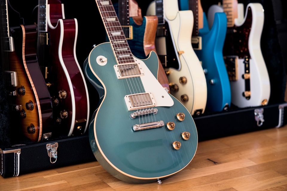 Gibson Les Paul Standard Custom Shop Pelham Blue + Case in Schwedt (Oder)