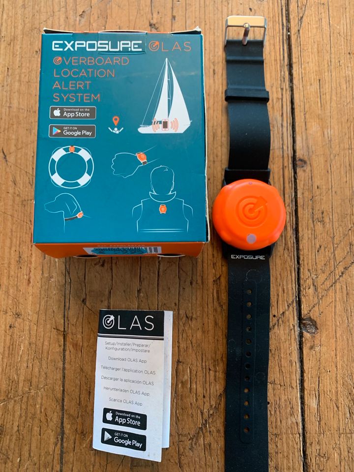 GPS Tracker Yacht Wassersport MOB Alarmsystem „ Olas“ -2 for 1 in Boren