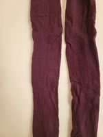 Strickstrumpfhose lila/aubergine dezent schwarz gemustert  36/38 Bayern - Lichtenfels Vorschau