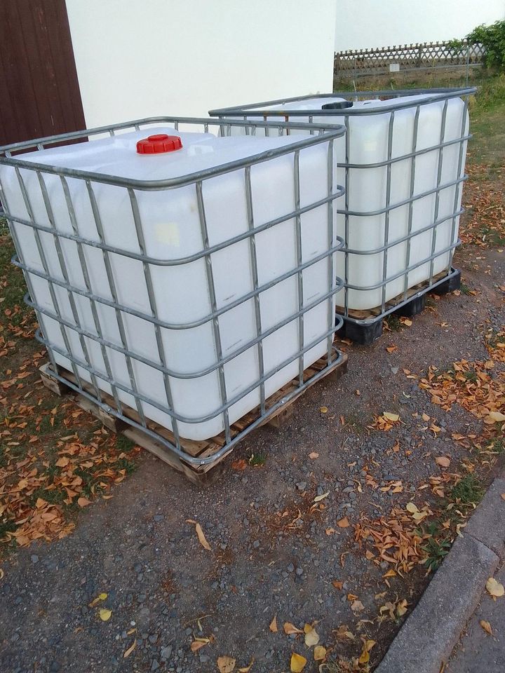 IBC Container Wasser Tank Wasser sammler in Wolfhagen 