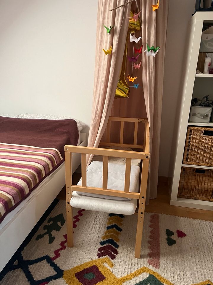 Roba Baby Bett ,Beistellbett mit Matratze in Holz in Hannover