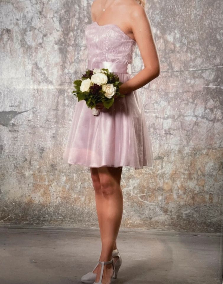 Abschlussballkleid | Rosa | S | Tüllkleid kurz | Abendkleid in Eslarn