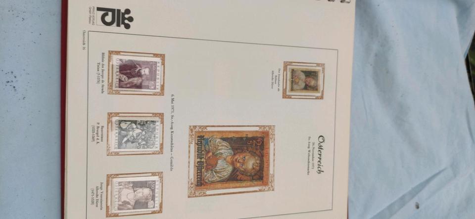 Briefmarken Sammlung Gemälde Europas und UNO Vereinte Nationen in Neunkirchen