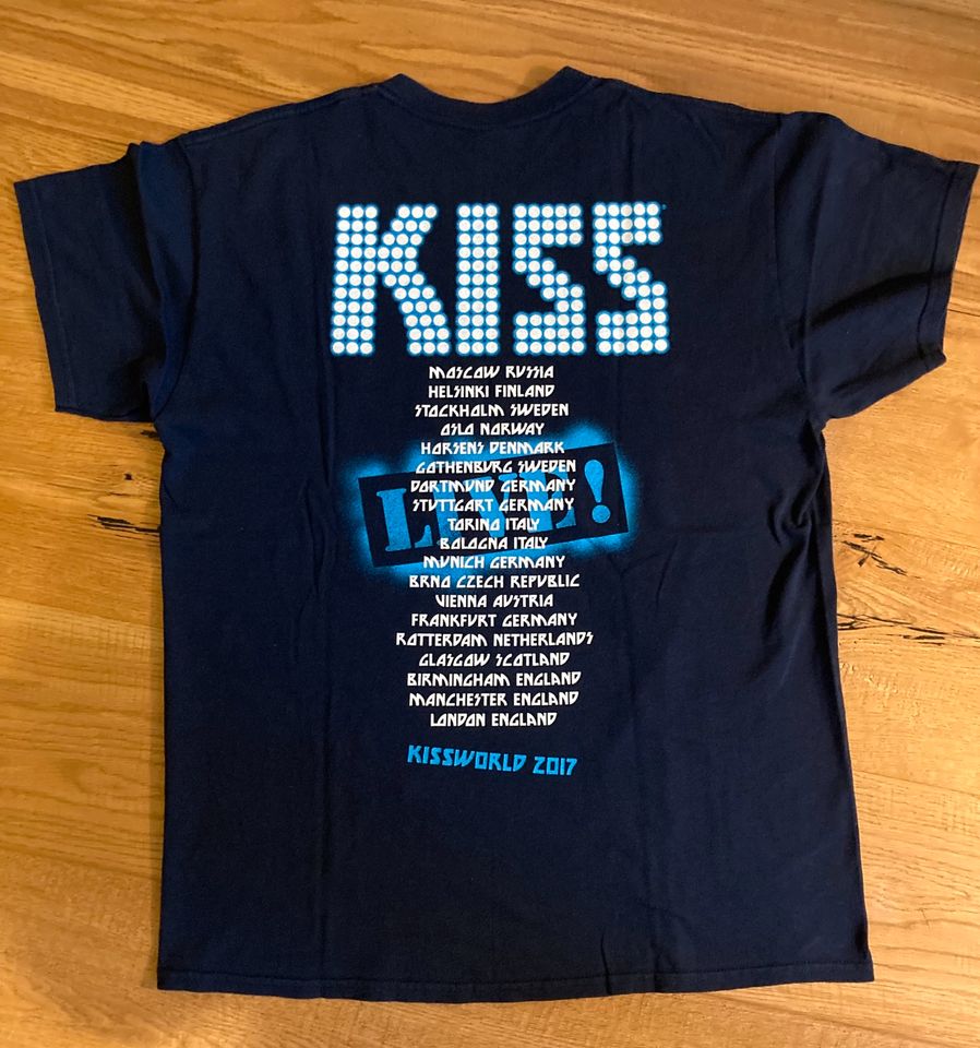 KISS Original Tour-T-Shirt/ KISSWORLD 2017 in Hamburg