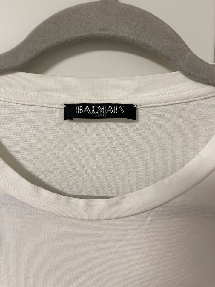 Balmain T-Shirt M weiß ital 44 in Hochheim am Main