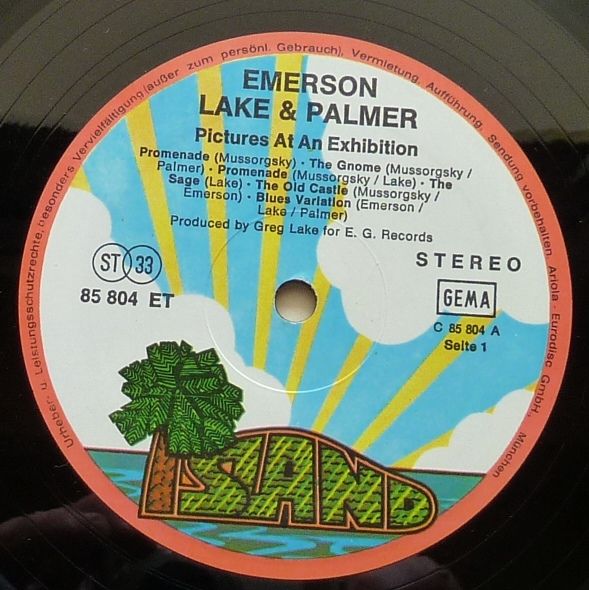 Emerson, Lake & Palmer - Pictures at an Exhibition - LP Vinyl in Obertshausen