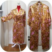 vintage Unikat Satin Kimono Morgenmantel floral S M L Robe dress Pankow - Prenzlauer Berg Vorschau