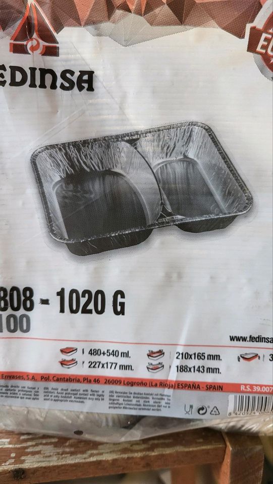 Gastro Verpackungen, Imbissschalen, Aluminium Schalen, Aluschalen in Dillingen (Saar)