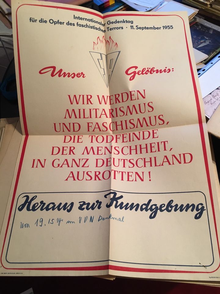 DDR Plakate 50er Jahre Ohrdruf Gotha Thüringen diverse Original in Gräfenroda