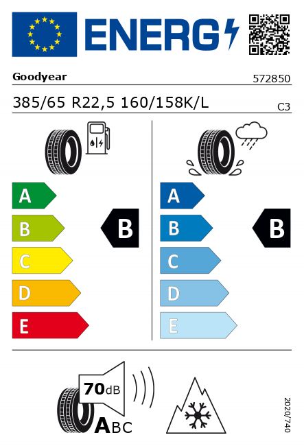 385 65 R22.5 160/158 Reifen Goodyear KMAX S G2 DOT 20 * in Sulza