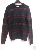 Pull&Bear, Marineblauer Pullover mit Norwegermuster Hessen - Herborn Vorschau