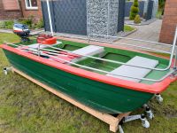 Motorboot Angelboot Boot 5PS Yamaha Motor Niedersachsen - Salzbergen Vorschau