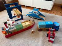 New Classic Toys Holzspielzeug Hafen Fähre LKW Kran Schiff Niedersachsen - Neetze Vorschau