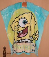 Badeponcho Kapuzenhandtuch Sponge Bob Niedersachsen - Loxstedt Vorschau