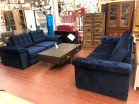 Sofa Set 3-2er Sitzgruppe Couch Garnitur Wohnlandschaft Blau Bremen - Neustadt Vorschau