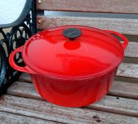 LE CREUSET Cousances Gusseisen Bräter Topf 28cm 6,7L kirschrot Rheinland-Pfalz - Hochborn Vorschau