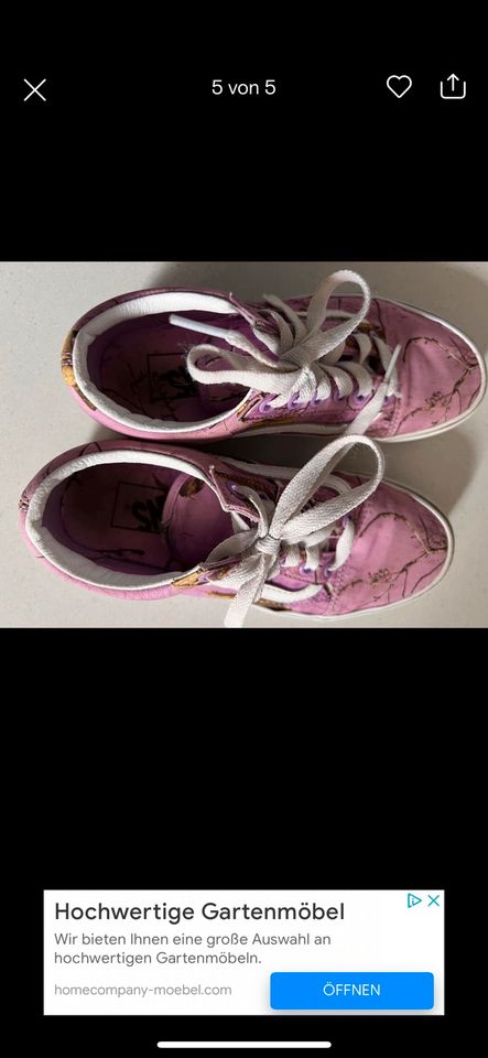 Vans Schuhe 34,5 Sneaker Mädchen rosa wie neu in Cappel