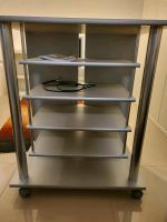 TV Fernseher Hifi Rack Regal Wagen Möbel Silber grau Metall Baden-Württemberg - Reutlingen Vorschau