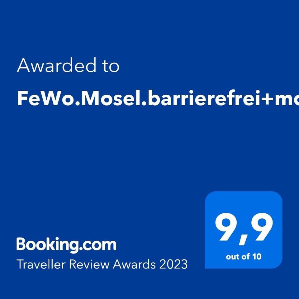 ⭕️ Last Minute bis 30% 5⭐️ Ferienwohnung an der Mosel bei Cochem in Treis-Karden