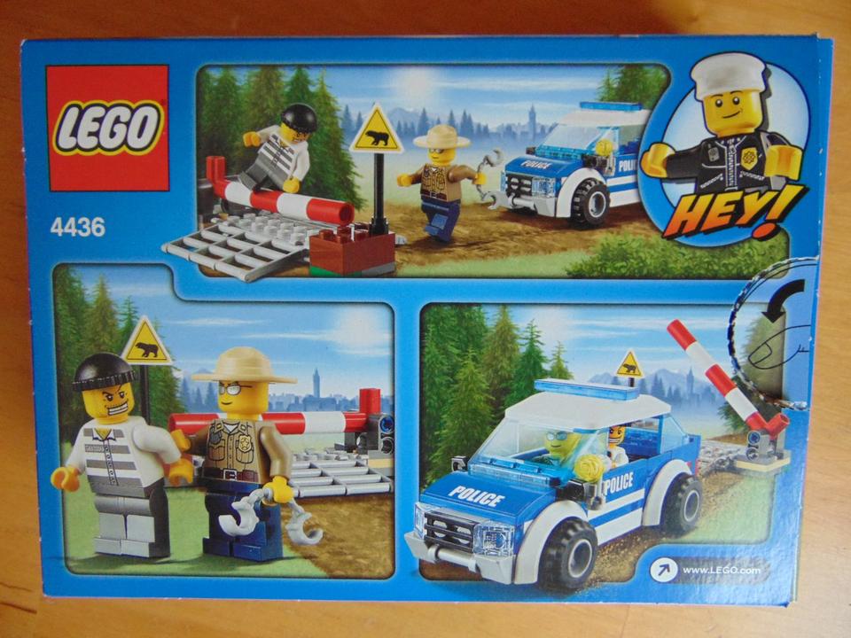 Lego City 4436, Polizei auf Verbrecherjagd, Streifenwagen, ab 5 J in Asperg