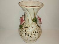 Capodimonte Prunkvase Porzellanvase Rose Engel Putten Vintage alt Nordrhein-Westfalen - Troisdorf Vorschau