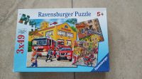 Kinderpuzzle 3x49 Teile -Feuerwehreinsatz - | gut erhalten Rheinland-Pfalz - Emmelshausen Vorschau