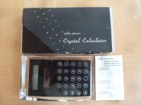 exklusiver Glas-Crystal Calculator Taschenrechner solar power Bayern - Greding Vorschau