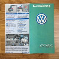 1996 VW POLO TYP 6N Kurzanleitung gedruckt 9.95 8 Seiten deutsch Hessen - Kassel Vorschau