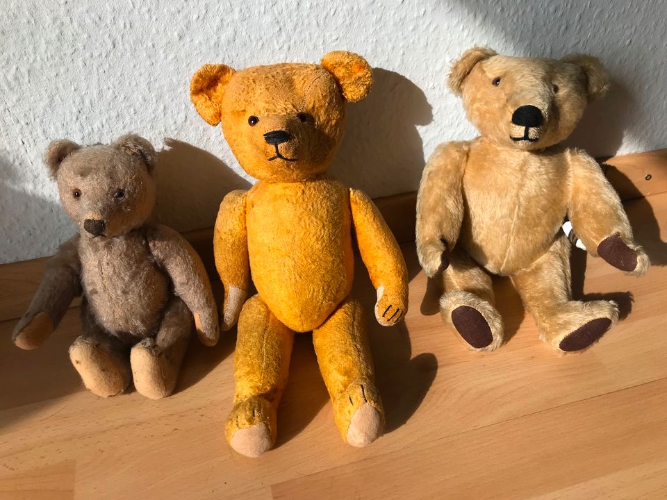 Teddys alt 3 Stück in Schwanewede