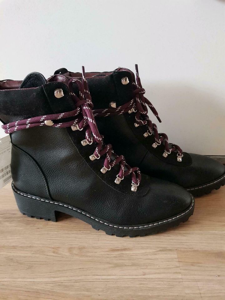 * H&M * Stiefel in schwarz * Gr.40 * Neu mit Etikett * in Hamm