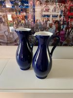 2 schöne blaue Keramik-Krüge Krug Vase Deko Nordrhein-Westfalen - Greven Vorschau
