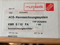 Murrplastik Kennzeichnungsschilder KMR 5/10 FA Nr. 86401032 Baden-Württemberg - Bissingen an der Teck Vorschau