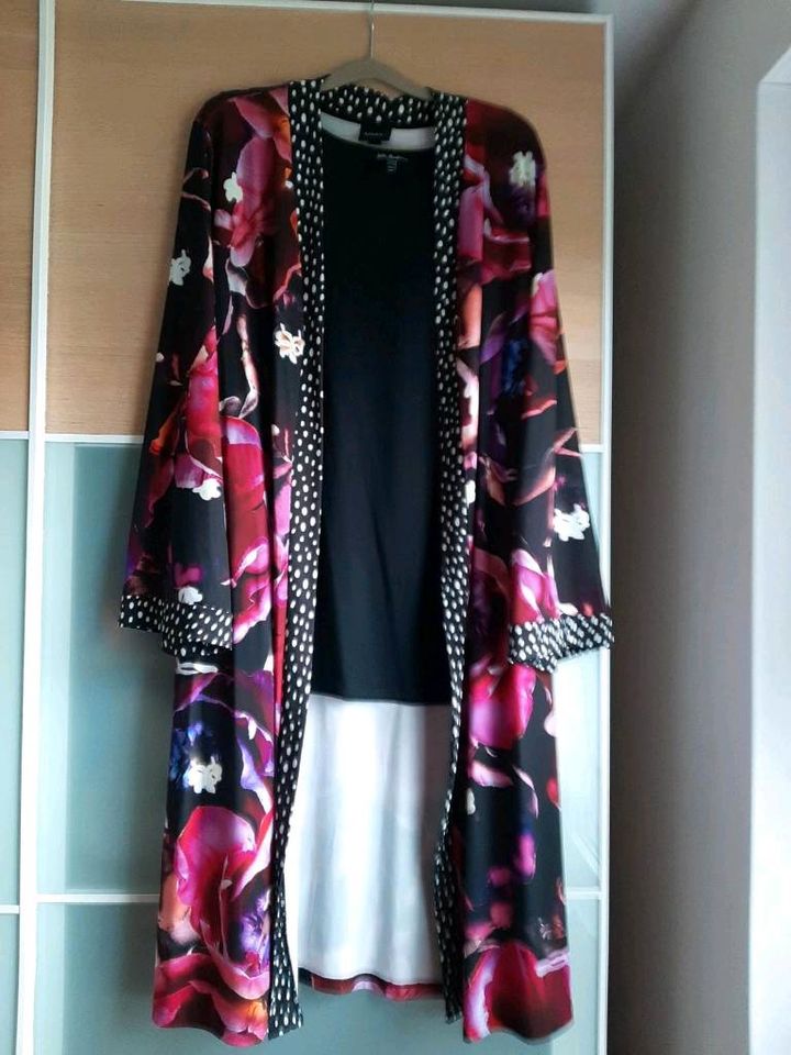 Kimono Ulla Popken, Größe 50/52, mit Shirt in Frankenberg (Eder)