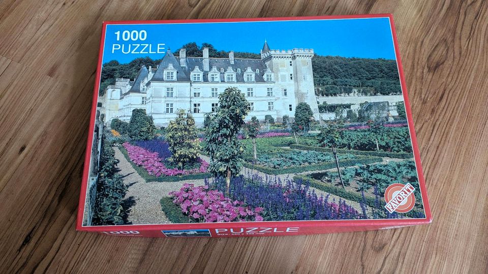 Puzzle 1000 Teil "Schloss Villandry" in Berga/Elster