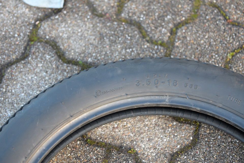 Neu! Motorradreifen | Firestone Deluxe Champion 3.50-18 56S in Ketsch