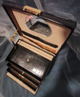 Schmuck Kosmetik Tasche Koffer Beauty Case Leder Vintage Nordrhein-Westfalen - Kreuzau Vorschau