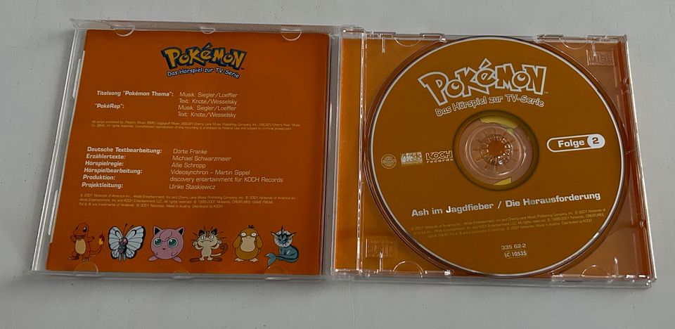 Pokémon Hörspiel zur Serie CD Folge 2 in Waldenburg