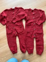 2x Strickoverall Gr. 80 H&M Zwillinge rot Frankfurt am Main - Eckenheim Vorschau