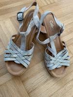 Gabor*Sandalette*NEU*Gr.38*grau*silbrig*ungetragen Hessen - Pohlheim Vorschau