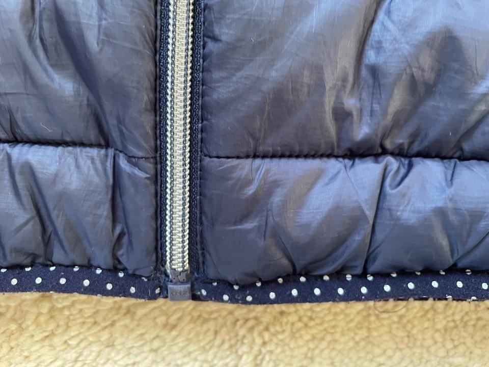Awesome Gr 140 Steppjacke Pufferjacke mit Kapuze dunkelblau in Lüder