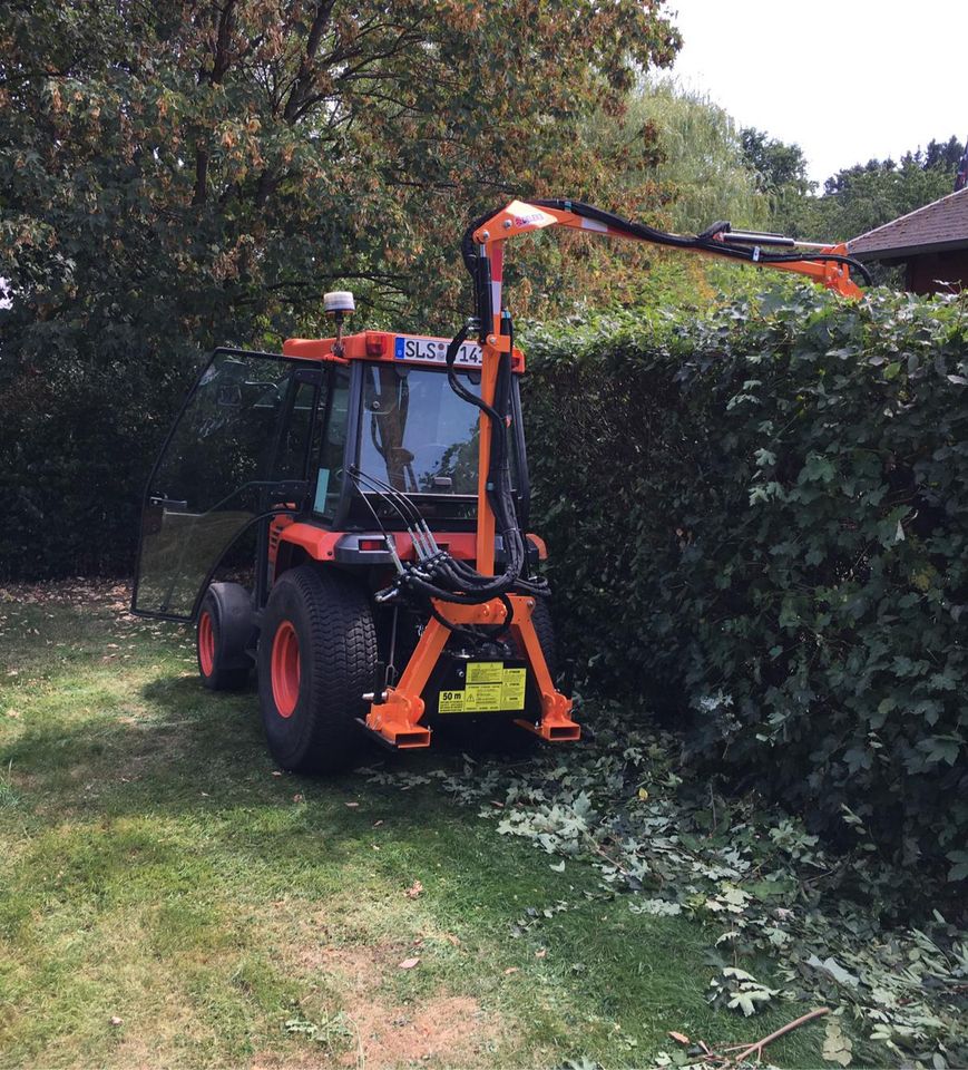 KUBOTA STV40/Hydraulik-Heckenschere/VERMIETUNG/ Mähbalken/160cm in Bous