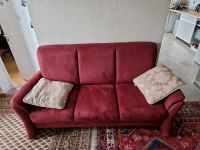 Rotes sehr schönes Sofa in top Zustand Münster (Westfalen) - Mauritz Vorschau