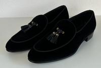 Gucci, Velvet Tassel Loafer, Schwarz, UK 7, Neu, € 900,- Nordrhein-Westfalen - Ratingen Vorschau