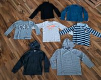 Gr. 110 116 7tlg Paket Langarmshirts Kapuzenjacke, GAP, Nike,Polo Hessen - Wöllstadt Vorschau