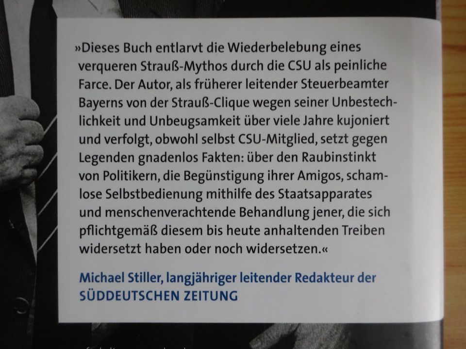 F.J.Strauß u.seine Nachfolger, Macht und Missbrauch in Laufach