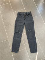 H&M Denim Jeans relaxed adjustable waist high waist Gr.164 Saarland - Homburg Vorschau