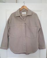 Stradivarius oversized Jacke Overshirt beige Hamburg - Bergedorf Vorschau